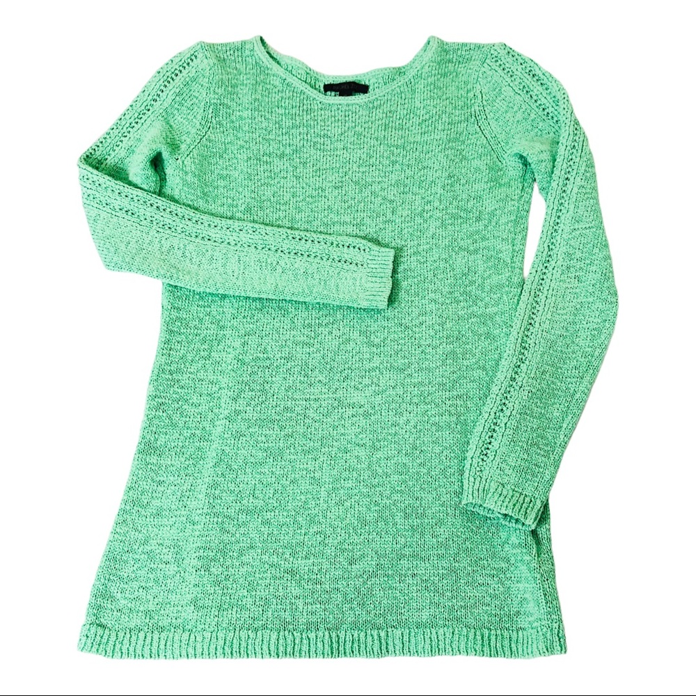 Rachel Zoe Cotton Crochet Sweater